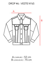 Charger l'image dans la galerie, N°65 - VESTE UPCYCLÉE - XL