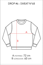 Charger l'image dans la galerie, N°68 - SWEAT UPCYCLÉ - XL