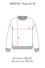 Charger l'image dans la galerie, N°70 - PULL UPCYCLÉ - XL