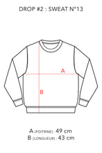 Charger l'image dans la galerie, N°13 - SWEAT UPCYCLÉ - XS