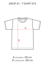 Charger l'image dans la galerie, N°5 - T-SHIRT UPCYCLÉ - S