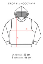 Charger l'image dans la galerie, N°9 - HOODY UPCYCLÉ - M